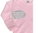 Laughing Giraffe Long Sleeve Baby Gown (Pink)