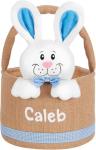 Personalized Easter Basket for Kids with Bunny