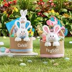 Personalized Easter Basket for Kids with Bunny