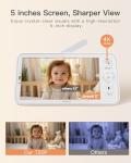 ARENTI WiFi Baby Monitor with 5-Inch Screen