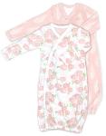 Organic Kimono Gown for Baby (0-6 Months)