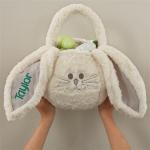 Personalized Plush Bunny Easter Treat Bag for Baby