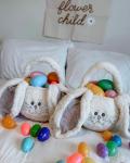 Personalized Plush Bunny Easter Treat Bag for Baby