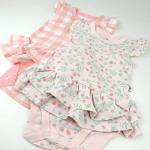 Organic Cotton Baby Romper and Dress Set