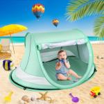 Large UPF 50+ Baby Beach Tent with Mosquito Net