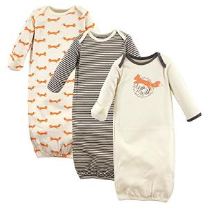 Touched by Nature Organic Cotton Baby Gowns, Fox