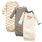 Touched by Nature Organic Cotton Baby Gowns, Fox