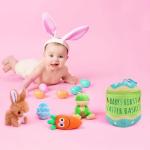 Personalized Plush Easter Basket Stuffers for Babies