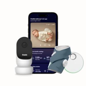 Owlet Dream Duo Baby Monitor Bundle with sock