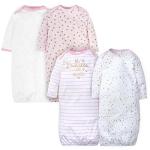 Gerber Baby Girls' 4-Pack Preemie Sleeper Gowns