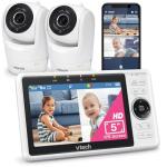 VTech 2-Camera WiFi Baby Monitor with 5" Screen