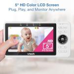 VTech 2-Camera WiFi Baby Monitor with 5" Screen