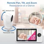 VTech 2-Camera WiFi Baby Monitor with 5" Screen