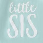 Newborn Baby Girl Little Sister Sleeper Gown