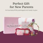 Baby Girl Monthly Milestone Blanket - Floral Design