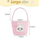 Kids' Easter Bunny Gift Basket with Card (Blue)