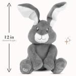 Interactive Dimple Milo Peek a Boo Bunny Plush