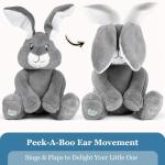 Interactive Dimple Milo Peek a Boo Bunny Plush
