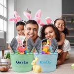 Personalized Blue Easter Basket for Babies and Kids