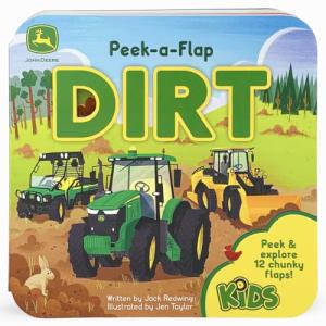 John Deere Peek-a-Flap Book for Kids