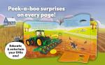 John Deere Peek-a-Flap Book for Kids