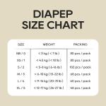 ECO BOOM Bamboo Diapers, Size 2 (102 Count)