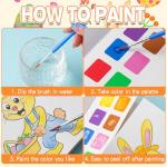 Water Coloring Books and Stickers for Kids