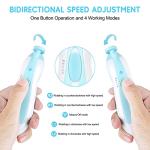 Baby Electric Nail File & Safety Trimmer (Blue)