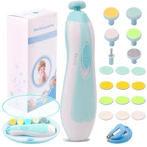 Electric Baby Nail Trimmer with LED Light