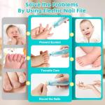 Baby Electric Nail Trimmer & File Kit