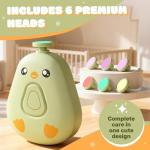 Electric Baby Nail Trimmer with 6 Grinding Heads