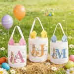 Personalized Bunny Easter Basket for Kids
