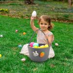 Goodheim Personalized Plush Bunny Easter Basket