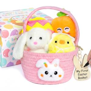 My First Easter Basket with Plush Bunny Set