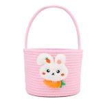 DIYASY Easter Bunny Basket for Kids – Pink