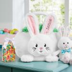 Personalized Easter Basket for Kids with Bunny