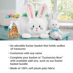 Personalized Easter Basket for Kids with Bunny