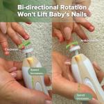 Haakaa Electric Baby Nail File Kit with LED Light