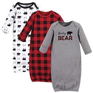 Baby Bear Cotton Gown for 0-6 Months