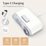 Electric Baby Nail Clipper with Polisher and Light