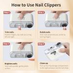 Electric Baby Nail Clipper with Polisher and Light