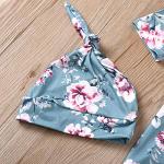 Moru Baby Girls Organic Cotton Floral Gown 0-6 Months