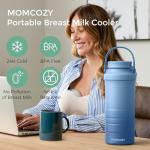 Momcozy 22oz Portable Breast Milk Cooler with Bottles