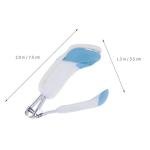 Ibasesnice Baby Nail Clippers with Magnifying Glass