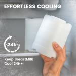 KEKHEALTH 22oz Breastmilk Cooler with 2 Bottles