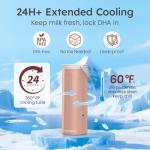 Portable Breast Milk Cooler with Baby Bottles