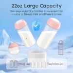 Portable Breast Milk Cooler with Baby Bottles