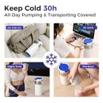 WONDBORN Portable Breast Milk Cooler with Ice Rings