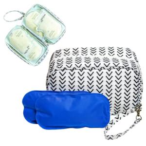 Jomaco Insulated Breastmilk Cooler Bag with Ice Pack