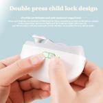 Electric Baby Nail Clippers with LED Light